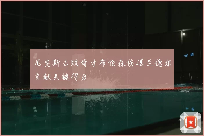 尼克斯击败奇才布伦森伤退兰德尔贡献关键得分